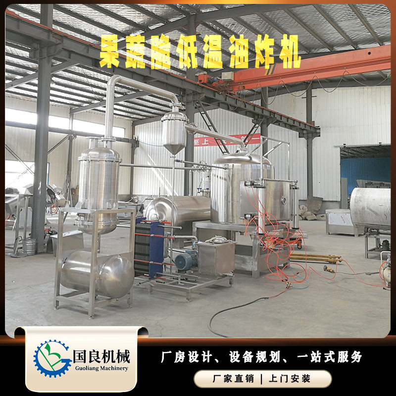 农村创业项目真空低温油炸机 黄秋葵深加工设备小黄鱼真空油炸机