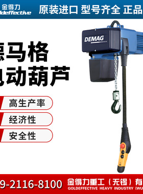 进口电动葫芦DC-COM10-2000 2/1 H4 V4/1 进口2000kgDEMAG正品