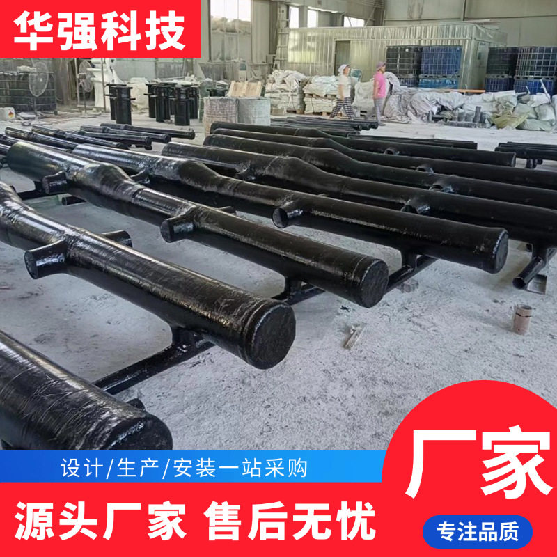 玻璃钢脱硫塔喷淋管浆液输送循环管件碳化硅喷淋管道喷淋管
