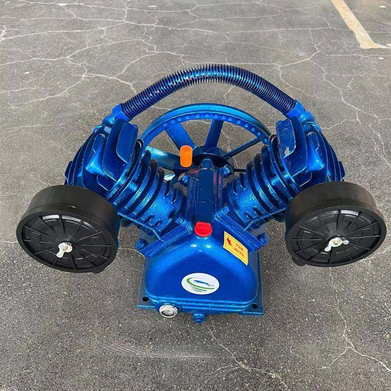 活塞空压机机头总成0.25/8/12.5工业气泵空气压缩机泵头配件大全