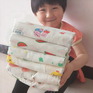 双层纱布沙布料面料宝宝纯棉婴儿a类棉纱夏季做尿布衣服服装包被