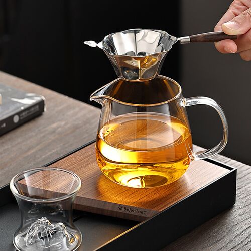 304茶漏加厚新款不锈钢茶滤茶隔超密泡茶茶叶过滤茶具配件滤茶器