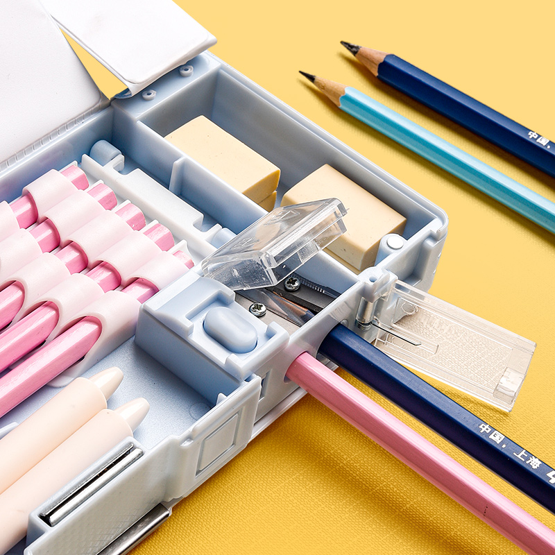 多功能文具盒男孩全自动儿童铅笔盒学生用创意网红笔袋三年级男生