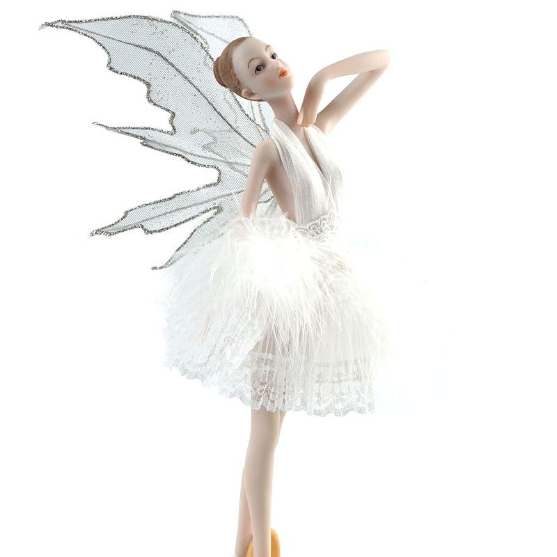 创意唯美可爱芭蕾女孩天使跳舞少女心人物家居装饰品摆件生日礼物