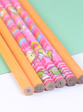 100支装 幼儿园木质绘画铅笔黄色小学生铅笔带橡皮头儿童写字铅笔