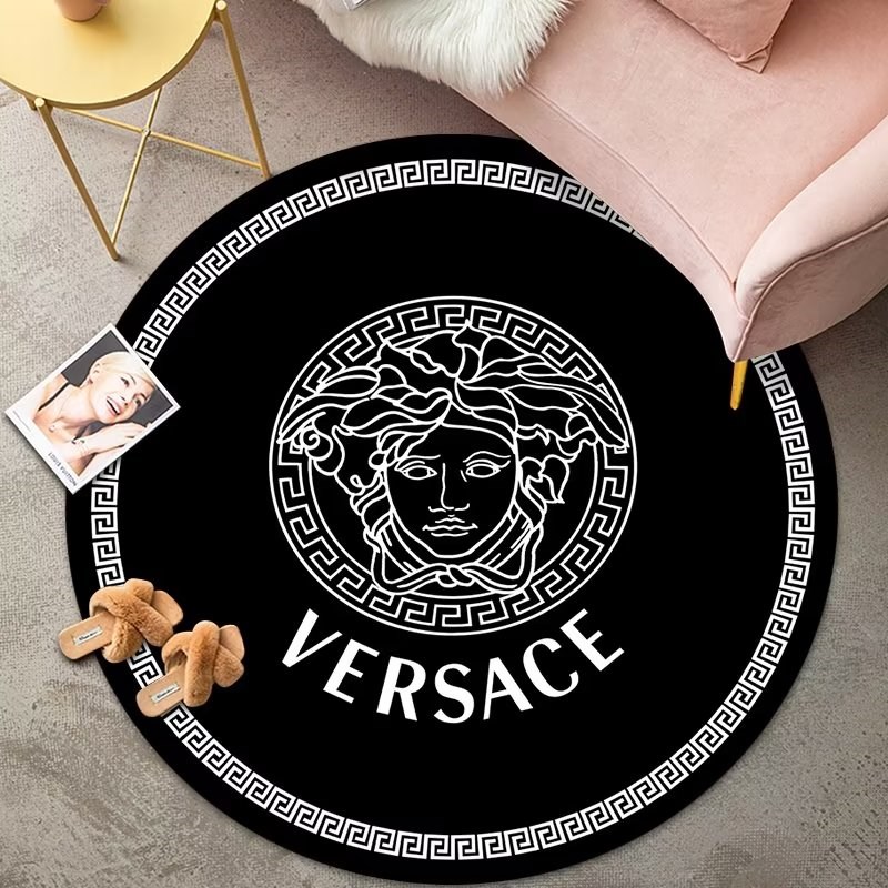 圆形地毯个性潮衣帽间试衣镜拍照电脑椅防滑地垫吊篮吊椅圆垫家用