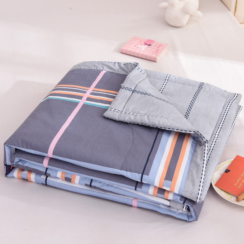 可机洗夏凉被全棉棉花被夏被单人夏季空调被纯棉双人夏天薄被芯子