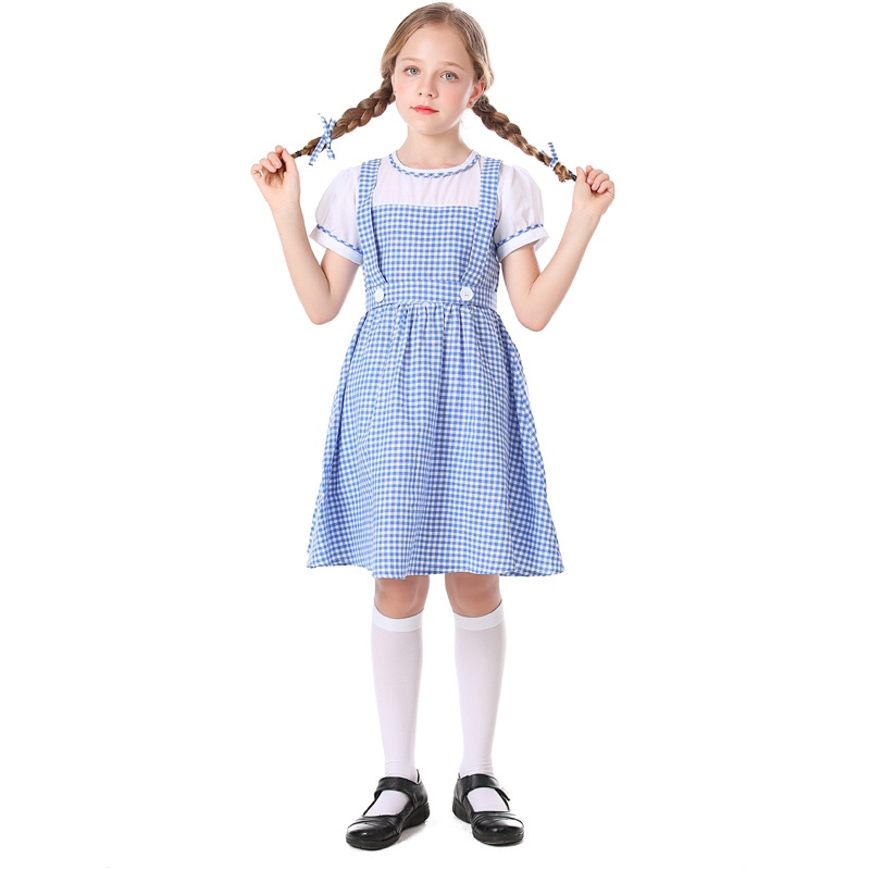 桃乐丝服装 多罗西扮演服成人绿野仙踪歌剧舞台表演服英国cos演出