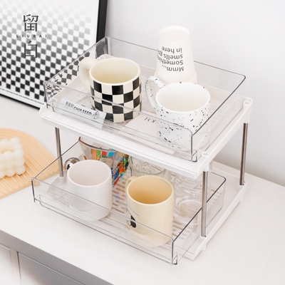 杯架子置物架宿舍桌面托盘放杯子神器咖啡角零食收纳展示架水杯架