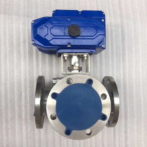 Q9445F-16P不锈钢304电动法兰三通球阀换向TL型DN253240506580100