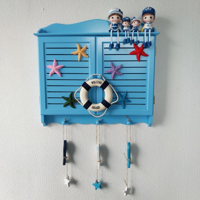 xyt地中海风格百叶窗电表箱遮挡箱装饰画壁饰配电箱装饰盒电表箱