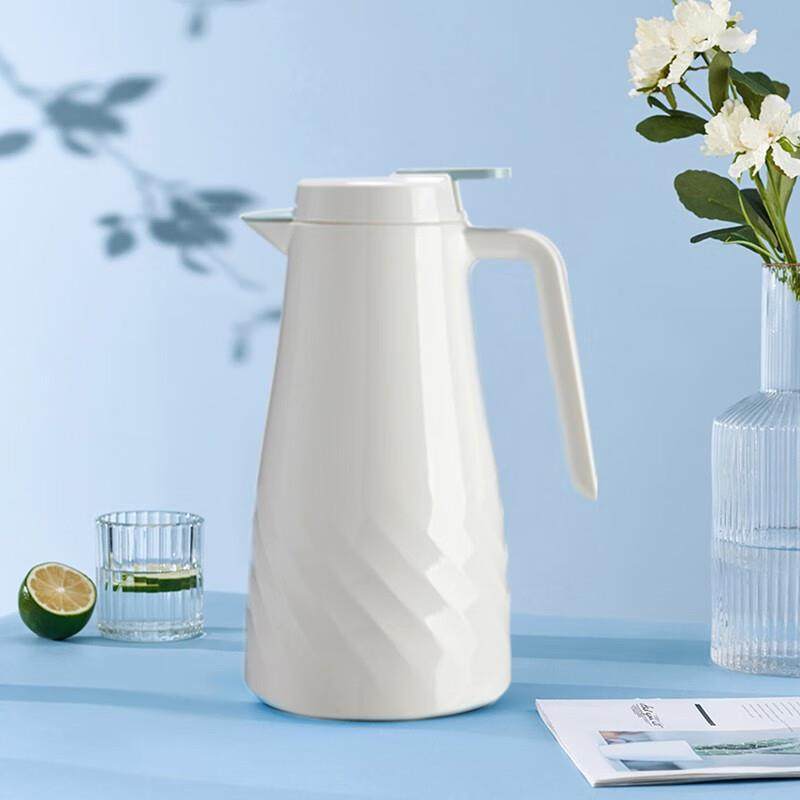 亚摩斯家用保温壶1.6L容量玻璃胆镀银温度显示热水暖水瓶AS-RB16