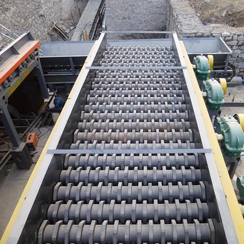 多级联动泥石分离机大型滚轴筛土石分离设备建筑固废筛分机械