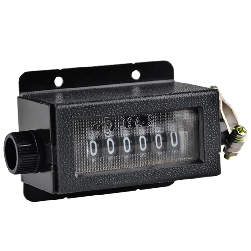 工业冲床机械计数器D94-S记数点数器手动可归零D67-F数字计件记次