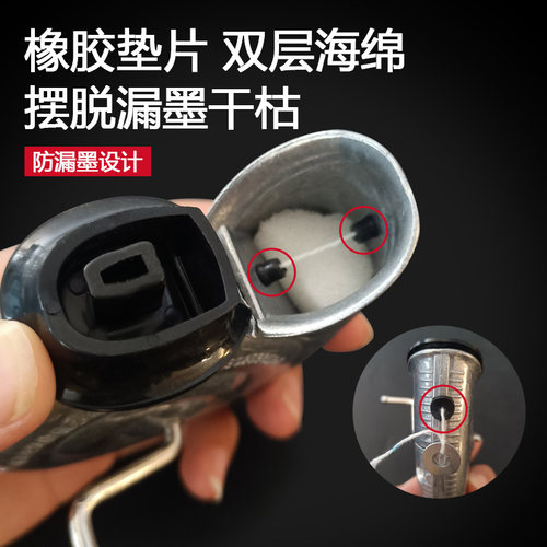 铝合金墨斗新款升级防漏墨划线器20米墨斗线工地放线专用手摇墨斗