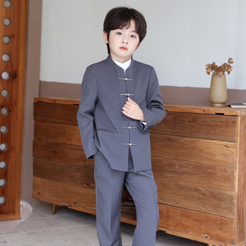 男童新中式西装礼服套装秋冬儿童汉服中国风民国复古中山装演出服,童装/婴儿装/亲子装,汉服,淘宝优惠券,粉丝福利购,淘宝优惠卷