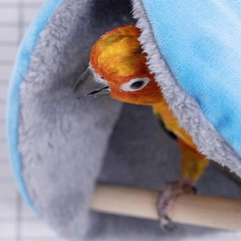 千鹦鸟舍鹦鹉站杆保暖窝过冬鸟窝秋千玩具躲避站棒虎皮玄凤专用窝