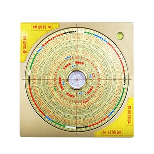 金锁玉关罗盘高精度专业砂水白话文过路吉凶随身综合定位罗经仪
