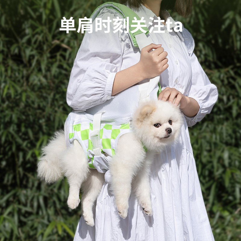 宠乐见狗狗背包胸前双肩外出背带小狗背狗神器宠物外出便携猫包
