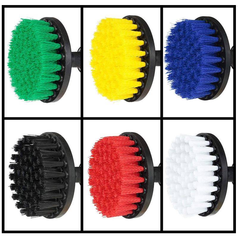 Amaon电钻刷24件电动清刷百洁垫套洁地板墙面清洁刷z电钻刷装套装