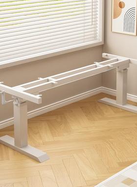 钢架67273升降脑脚架支撑岩板架底可调节茶几餐桌桌腿子桌腿书桌