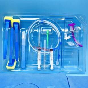 皮一次性78使用气管套切开插包气切包经型气管切开插管件7.5/8.管