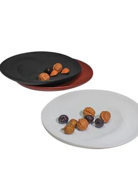 特价新中式磨砂玄果盘民酒宿店样复板间关餐厅客厅古装饰果盘LFF