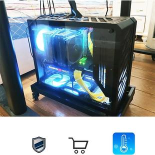 华硕恩杰联力电脑主承机箱托F97TJ8H5架底座型万水向轮冷全重塔定