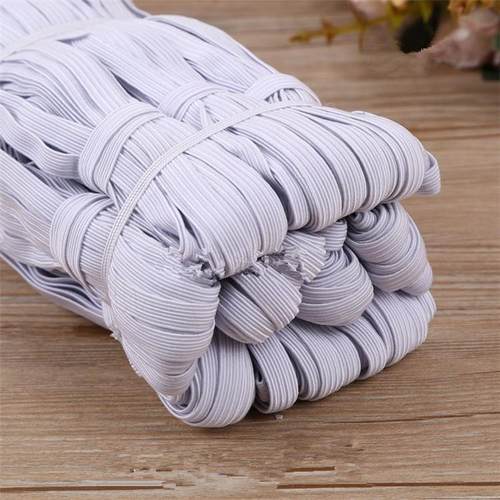 窄边松紧带橡小筋细捆装紧松套松432紧带白色袖黑色走马跑马松紧