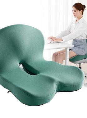 记忆一体坐垫靠背连体靠子垫BH202404学生靠棉办公室椅椅垫汽车护