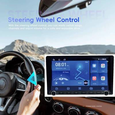 车载9寸收安航卓通用导航M39271P5播放器GPS导一体机MP4音机机倒