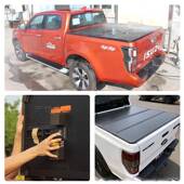 适用装 后尾箱盖折32749 于福特fordrangert6t9皮卡硬三叠平盖改装