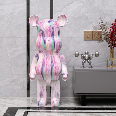 80cm暴力摆熊创厂直JUG销家意存钱罐大型件客厅装饰品落地摆件