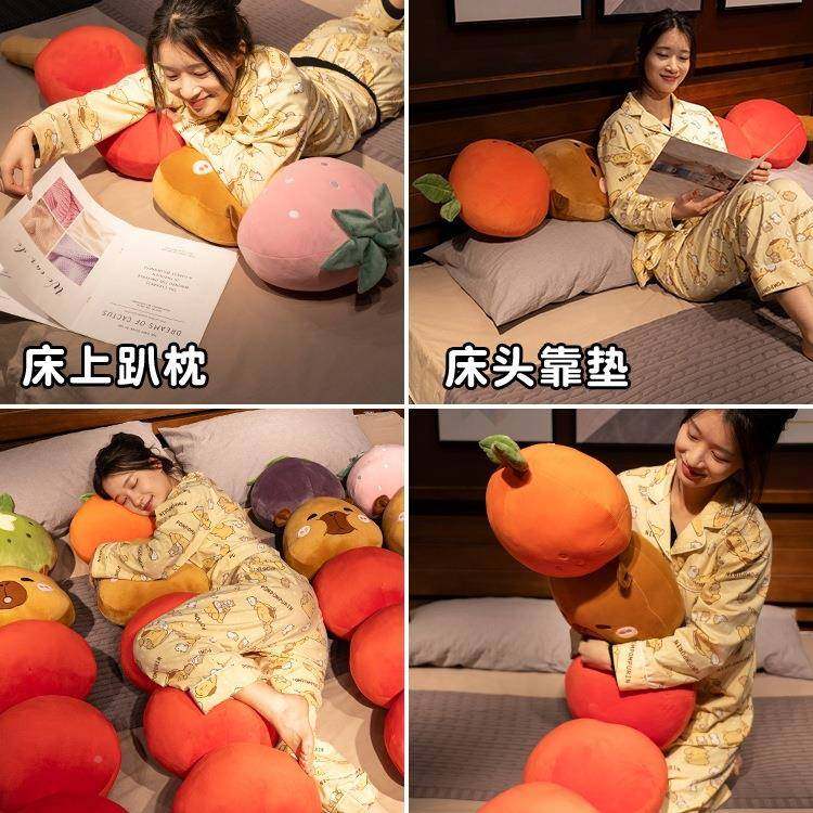糖葫芦豚长条枕头卧抱枕女生睡觉室床上夹腿水侧男F99JJ986睡床头,居家布艺,抱枕被,淘宝优惠券,粉丝福利购,淘宝优惠卷
