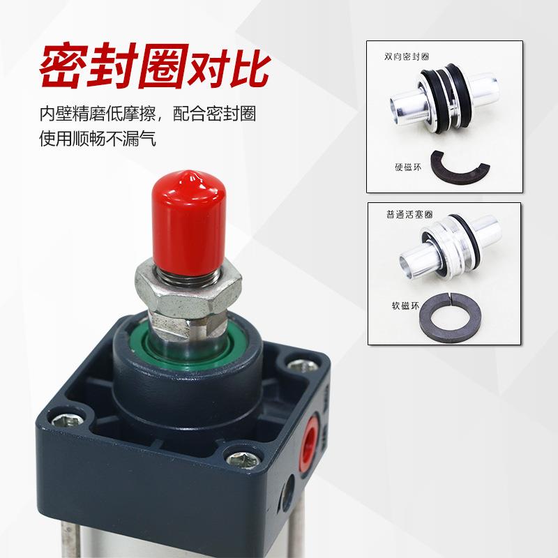 R缸IH亨S瑞372C作标准气缸双用大推力亚德客型可调汽机械气动元件