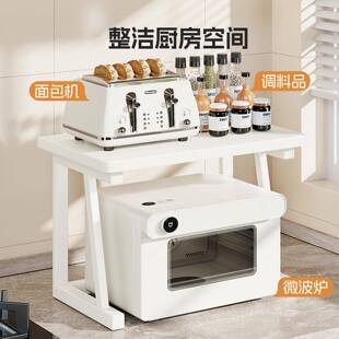 厨房置物架台面单KNB层微波炉烤箱摆放子能用家桌面多功电器收架