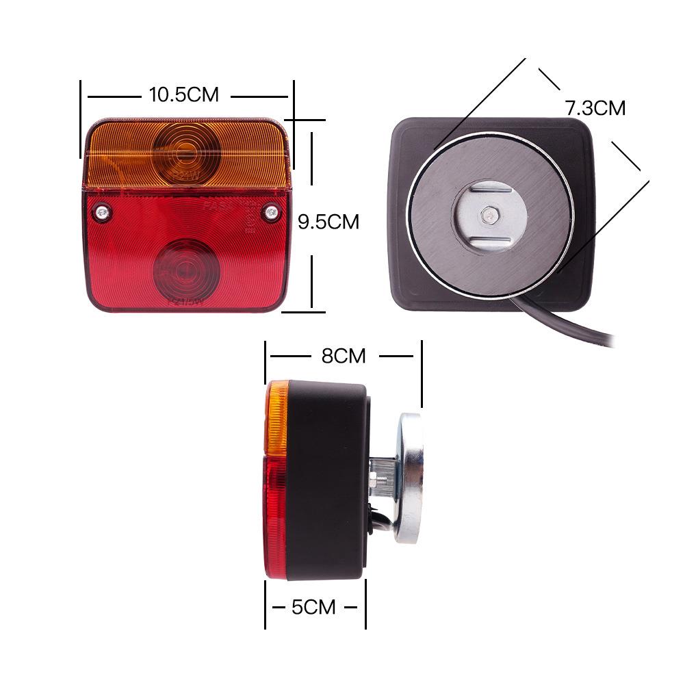 货车拖车卡房wd-DX车转车刹车行车向7卤.5+2.5线磁素灯泡尾灯