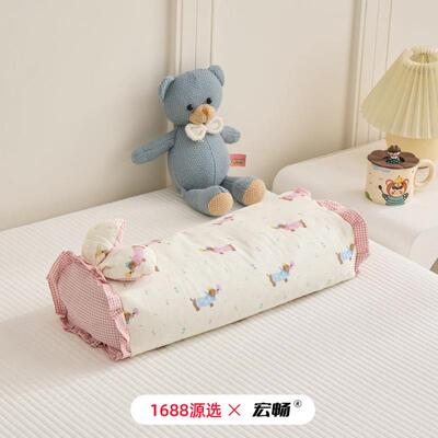新款可爱小清新纯兔耳朵MX-0621荞麦枕枕助睡眠枕芯柔软颈椎儿童