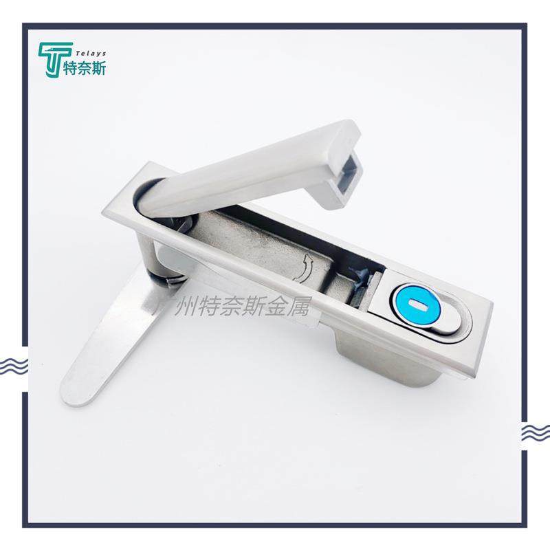 S818不锈钢304平面锁舌配电MS818箱电柜门锁控工业开关住柜MMS490