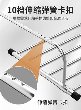 阳衣神器防8vT5NC9n盗网栏杆台窗外晾衣窗户晾晒杆窗台室外伸晾缩