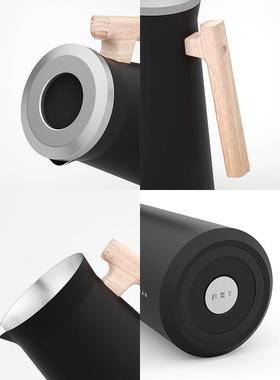 木家柄壶304不锈钢温壶用大容量保OBU热水瓶暖水开水壶欧式宿舍学