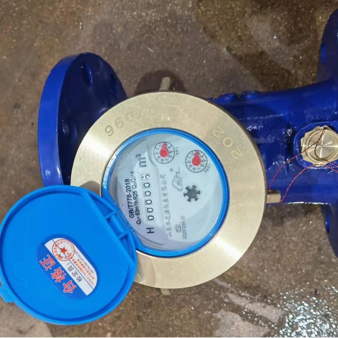 厂货源大口径法螺翼式兰水表454程工业工用水表工自来水灌溉水表