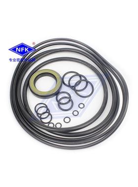 适用于现代R215-7挖机马达行走泵耐高压骨架油封橡胶密封圈修理包