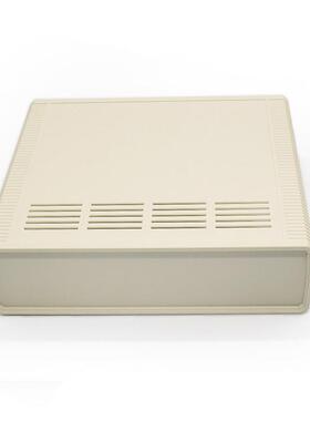 台式仪表仪器塑料盒壳体D11网状散热290X260X80MM电器盒外壳