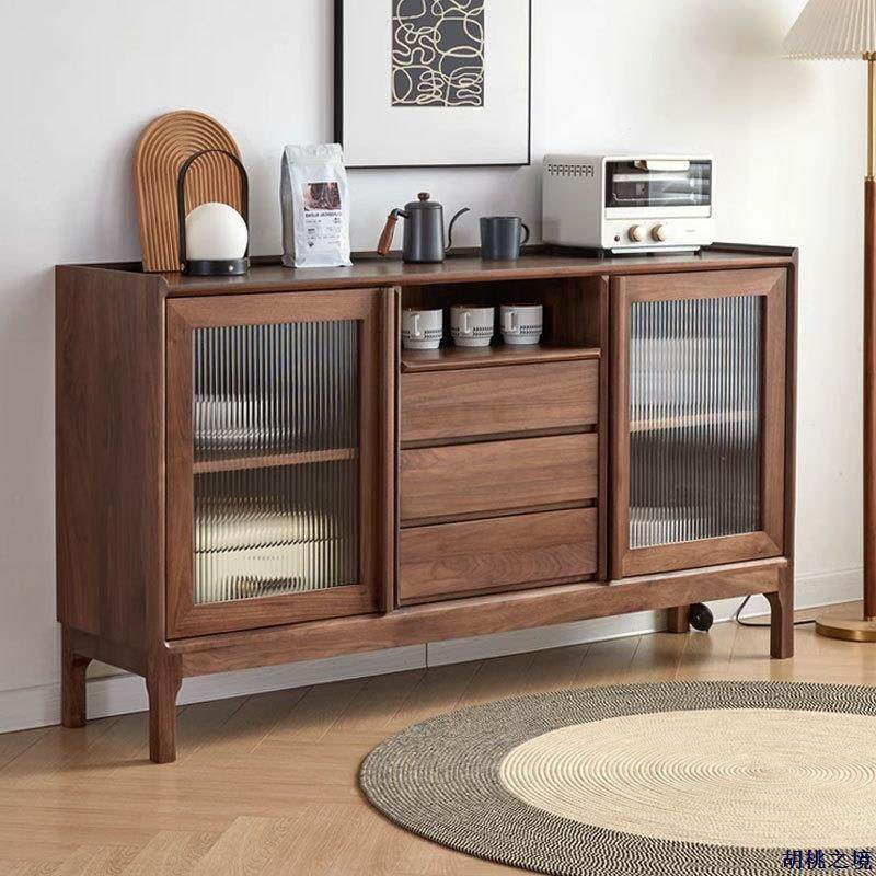 北美黑胡桃木餐边柜柜现代简约客厅厨房茶水柜北欧实木樱桃木边柜,机械设备,其他机械设备,淘宝优惠券,粉丝福利购,淘宝优惠卷