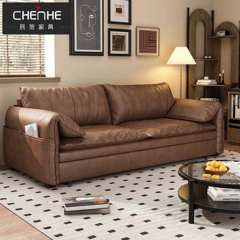 中古风复古卧室客厅折叠沙发床两用客厅小户型公寓书房沙发可变床,机械设备,其他机械设备,淘宝优惠券,粉丝福利购,淘宝优惠卷