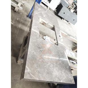 人造石天然石纹路阳台洗手台面加定工制出口品质双盆陶瓷