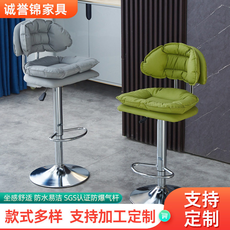 酒吧椅吧台椅子前台收银高脚凳旋转椅商用可调座椅商用场所