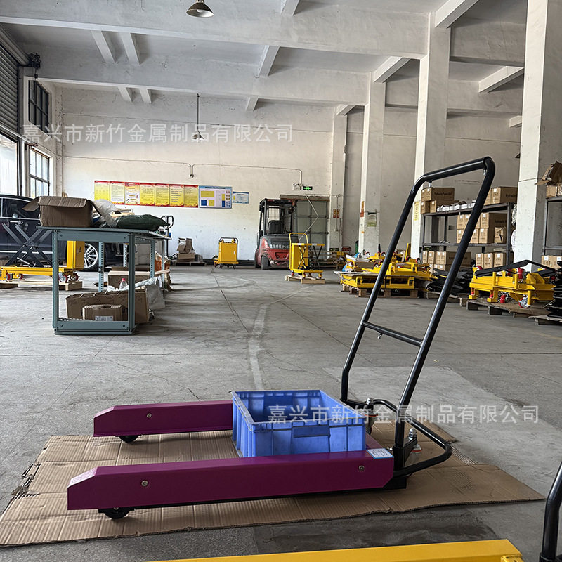 周转箱搬运车周转塑料筐工具车小推车蔬菜水产鸡蛋用叉车推车图片