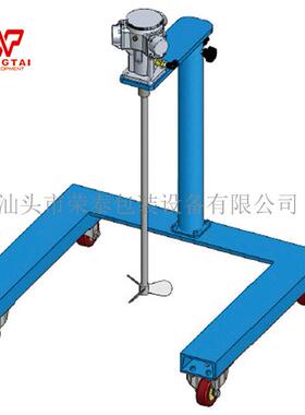 原装EA500U推车式手动升降气动搅拌机批量订购